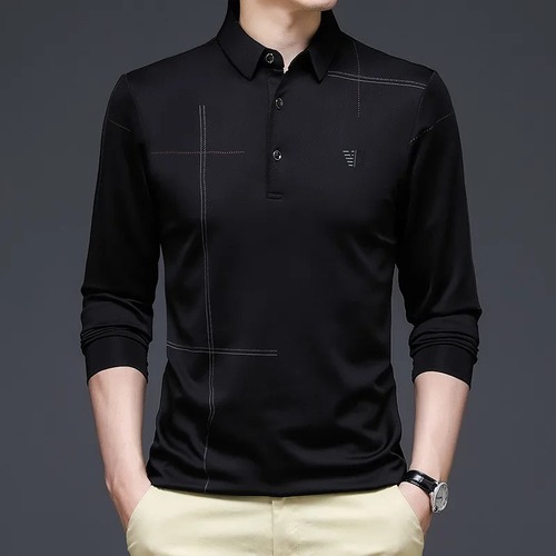 black_formal_shirts Shirt Polo Men